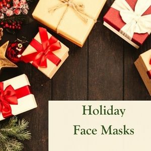 Christmas themed face masks